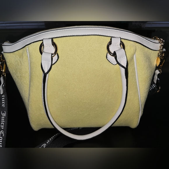 Juicy Couture Sweet n Juicy FR Yellow Pear Tote Bag with Strawberry - Picture 4 of 7